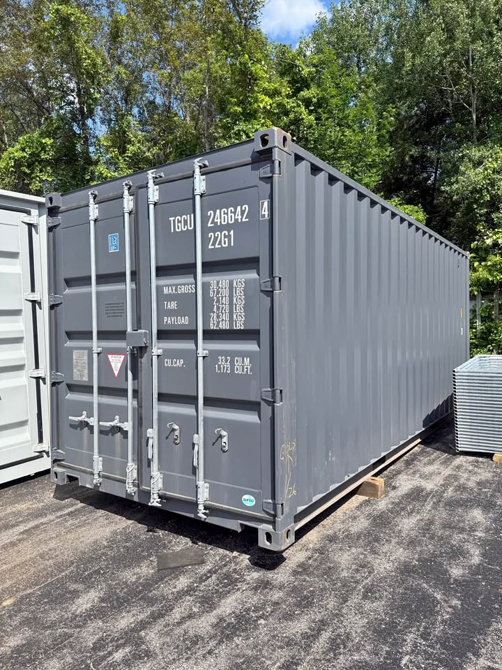 Grey container